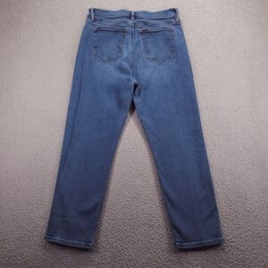 LOFT Jeans Size 30/10 Petite The Slim Straight High Rise Medium Wash Denim